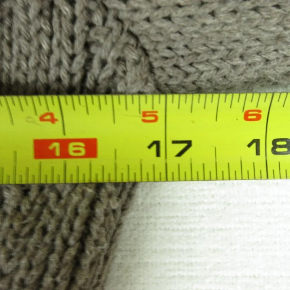 J. Crew Always 1988 Knit Sweater Size XXS Taupe Ribbed